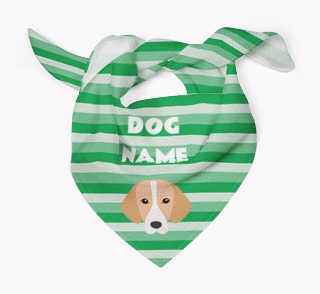 Personalized 'Stripes' Bandana for your {breedFullName}